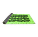 Sideview of Oriental Green Traditional Rug, abs3507grn