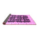 Sideview of Oriental Purple Traditional Rug, abs3507pur