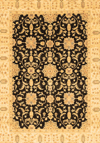 Oriental Brown Traditional Rug, abs3507brn