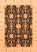 Oriental Orange Traditional Rug, abs3507org