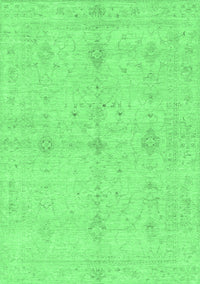 Abstract Emerald Green Modern Rug, abs3508emgrn