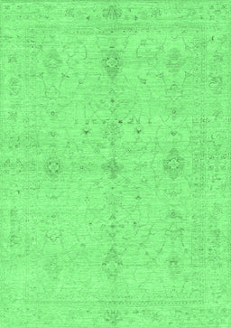 Abstract Emerald Green Modern Rug, abs3508emgrn