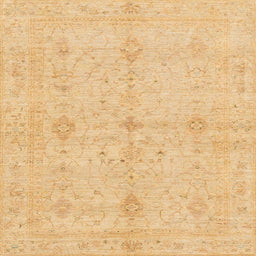 Square Abstract Orange Modern Rug, abs3508