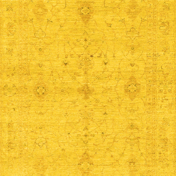 Abstract Yellow Modern Rug, abs3508yw