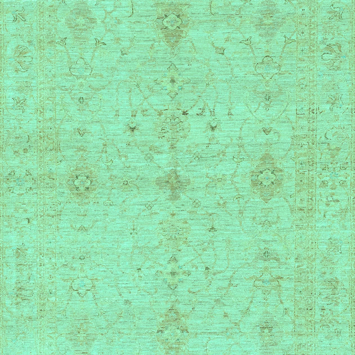 Machine Washable Abstract Turquoise Modern Area Rugs, wshabs3508turq