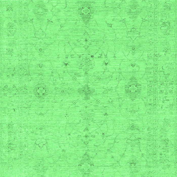 Machine Washable Abstract Emerald Green Modern Area Rugs, wshabs3508emgrn