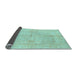 Sideview of Abstract Light Blue Modern Rug, abs3508lblu