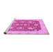 Sideview of Machine Washable Oriental Purple Traditional Area Rugs, wshabs3509pur