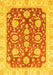 Machine Washable Oriental Yellow Traditional Rug, wshabs3509yw