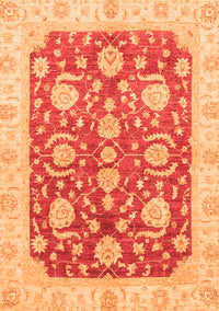 Oriental Orange Traditional Rug, abs3509org