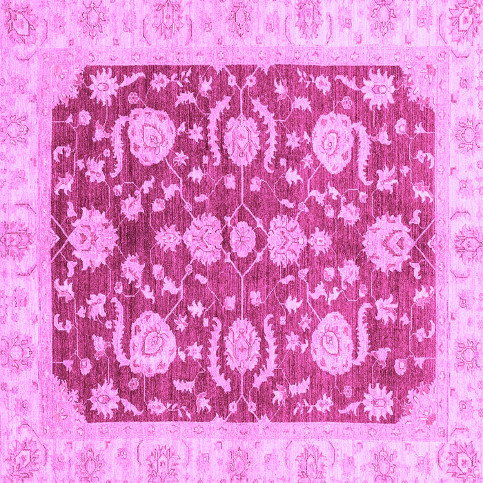 Square Oriental Purple Traditional Rug, abs3509pur