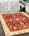 Machine Washable Abstract Mustard Yellow Rug in a Family Room, wshabs350