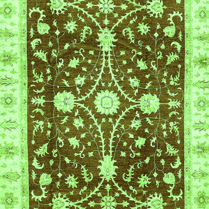 Abstract Green Modern Rug, abs350grn