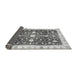 Sideview of Abstract Gray Modern Rug, abs350gry