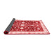 Abstract Red Modern Area Rugs