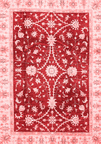 Abstract Red Modern Rug, abs350red