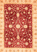 Machine Washable Abstract Orange Modern Area Rugs, wshabs350org