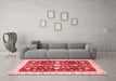 Modern Red Washable Rugs