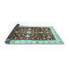 Sideview of Abstract Light Blue Modern Rug, abs350lblu