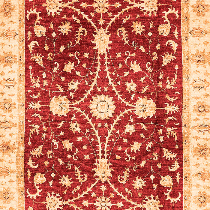 Abstract Orange Modern Rug, abs350org