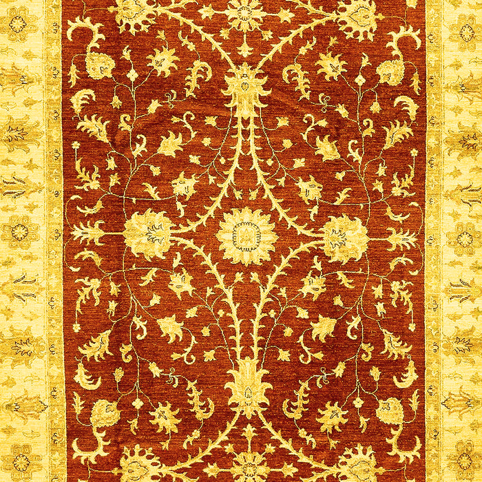 Abstract Yellow Modern Rug, abs350yw