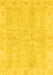 Oriental Yellow Traditional Rug, abs3510yw
