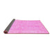 Sideview of Oriental Pink Traditional Rug, abs3510pnk