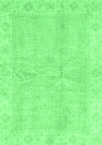 Oriental Emerald Green Traditional Rug, abs3510emgrn