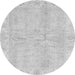 Round Oriental Gray Traditional Rug, abs3510gry