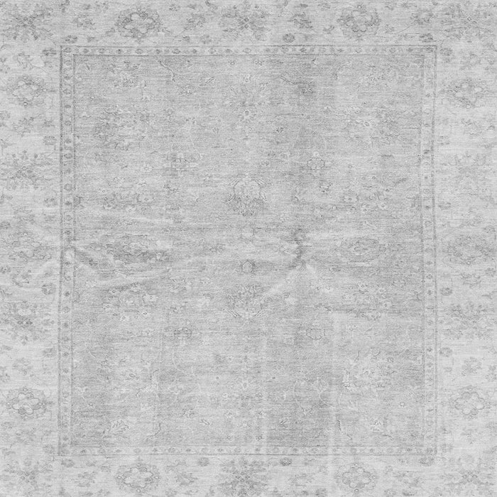 Square Oriental Gray Traditional Rug, abs3510gry
