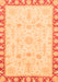 Machine Washable Oriental Orange Traditional Area Rugs, wshabs3511org