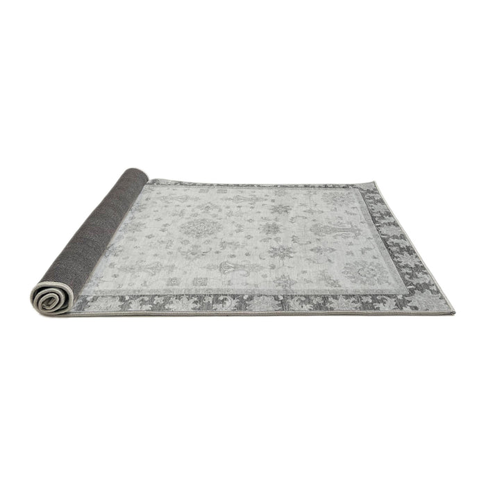 Sideview of Oriental Gray Traditional Rug, abs3511gry