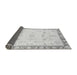 Sideview of Oriental Gray Traditional Rug, abs3511gry
