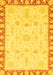 Machine Washable Oriental Yellow Traditional Rug, wshabs3511yw