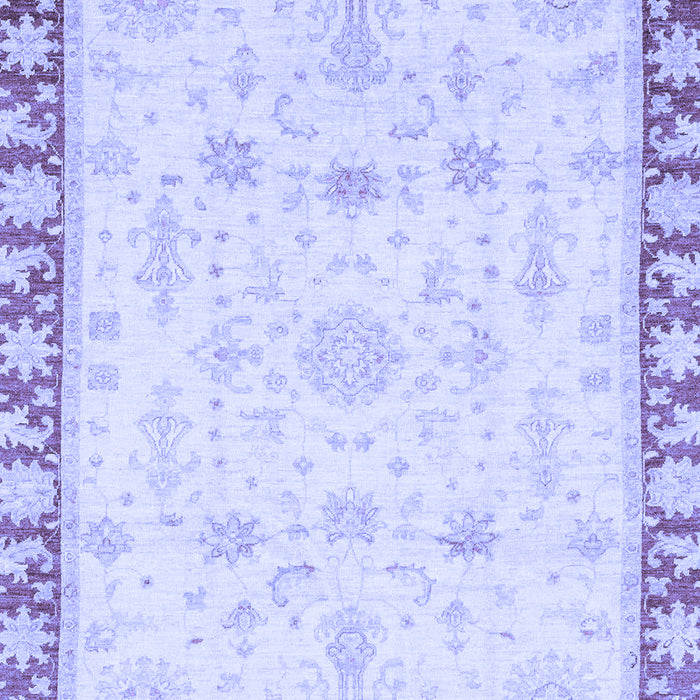 Machine Washable Oriental Blue Traditional Rug, wshabs3511blu