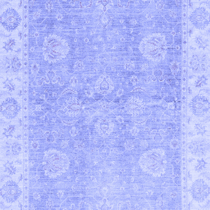 Machine Washable Oriental Blue Traditional Rug, wshabs3512blu
