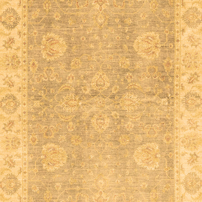Machine Washable Oriental Brown Traditional Rug, wshabs3512brn