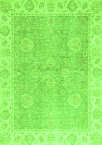 Oriental Green Traditional Rug, abs3512grn