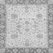 Square Machine Washable Oriental Gray Traditional Rug, wshabs3513gry