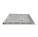 Sideview of Machine Washable Oriental Gray Traditional Rug, wshabs3513gry