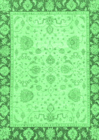 Oriental Emerald Green Traditional Rug, abs3513emgrn