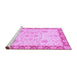 Sideview of Machine Washable Oriental Purple Traditional Area Rugs, wshabs3513pur