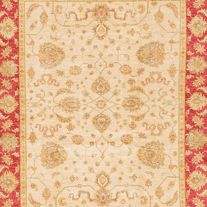 Machine Washable Abstract Orange Rug, wshabs3513