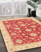 Abstract Red Oriental Rug in Family Room, abs3514