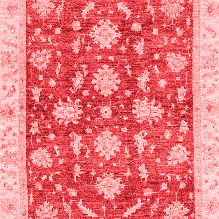 Machine Washable Oriental Red Traditional Rug, wshabs3514red