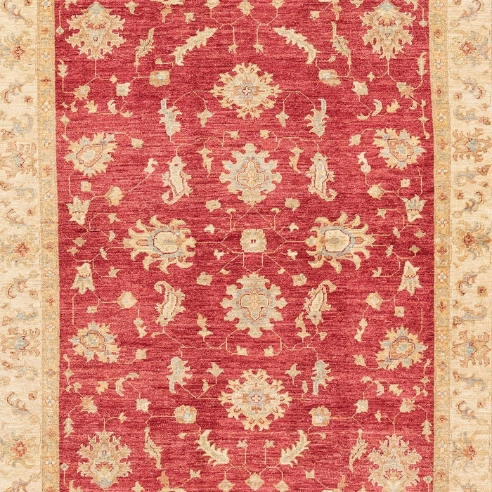 Machine Washable Abstract Fire Red Rug, wshabs3514