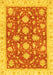 Oriental Yellow Traditional Rug, abs3514yw