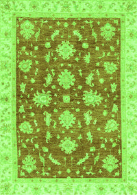 Oriental Green Traditional Rug, abs3514grn