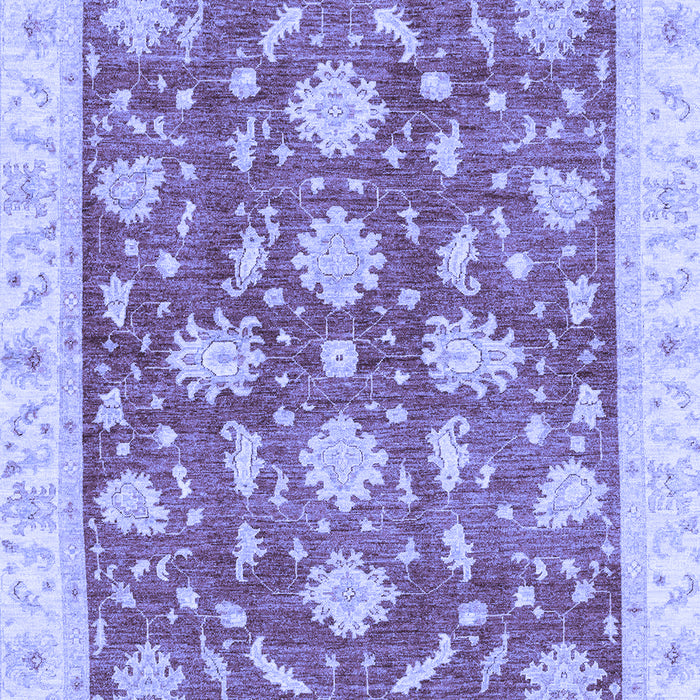 Machine Washable Oriental Blue Traditional Rug, wshabs3514blu