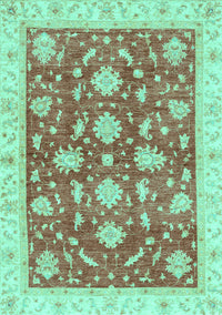 Oriental Turquoise Traditional Rug, abs3514turq